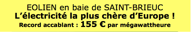 St-Brieuc 155€ : MWh